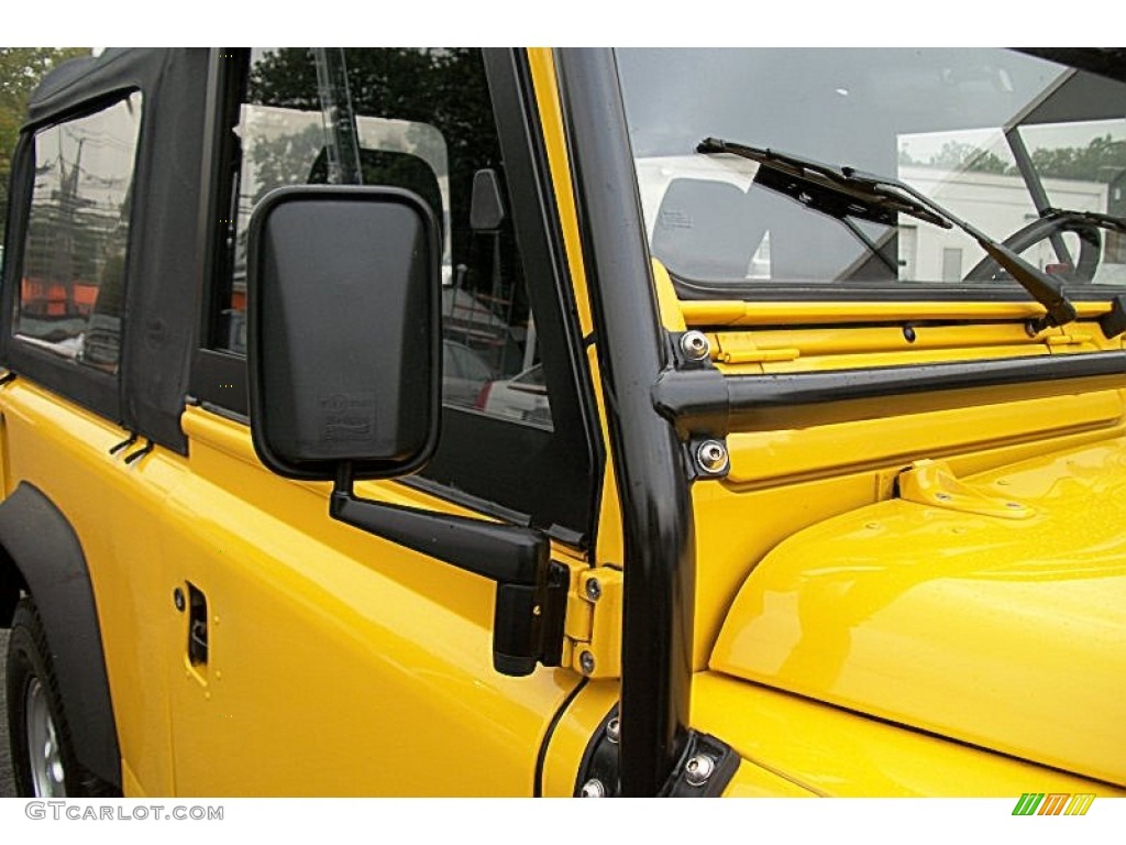 1997 Defender 90 Soft Top - AA Yellow / Charcoal Twill photo #34