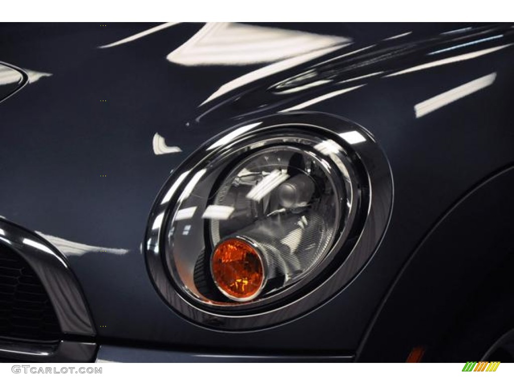 2010 Cooper S Convertible - Horizon Blue Metallic / Grey/Carbon Black photo #2