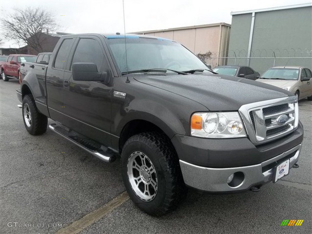 Dark Stone Metallic 2007 Ford F150 XLT SuperCab 4x4 Exterior Photo #75538386