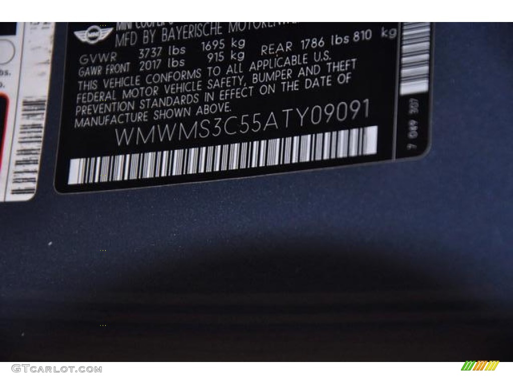 2010 Cooper S Convertible - Horizon Blue Metallic / Grey/Carbon Black photo #25