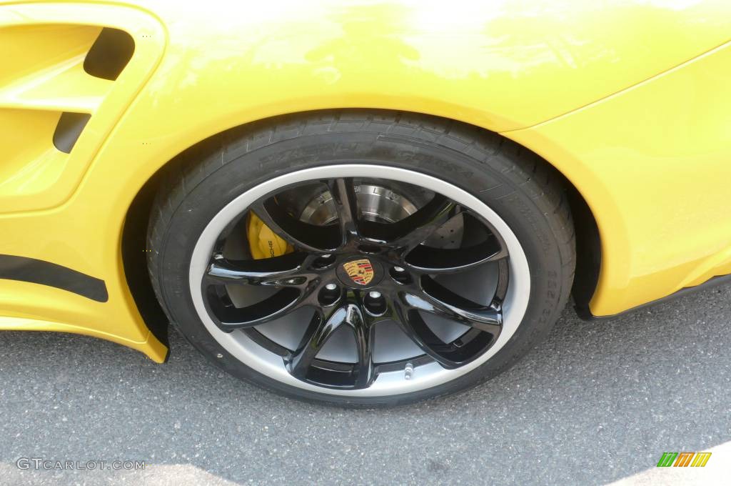 2008 911 GT2 - Speed Yellow / Black photo #11