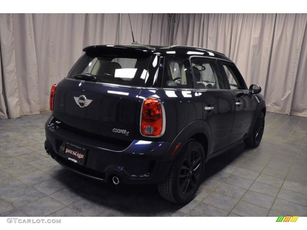 2011 Cooper S Countryman All4 AWD - Cosmic Blue / Carbon Black photo #14