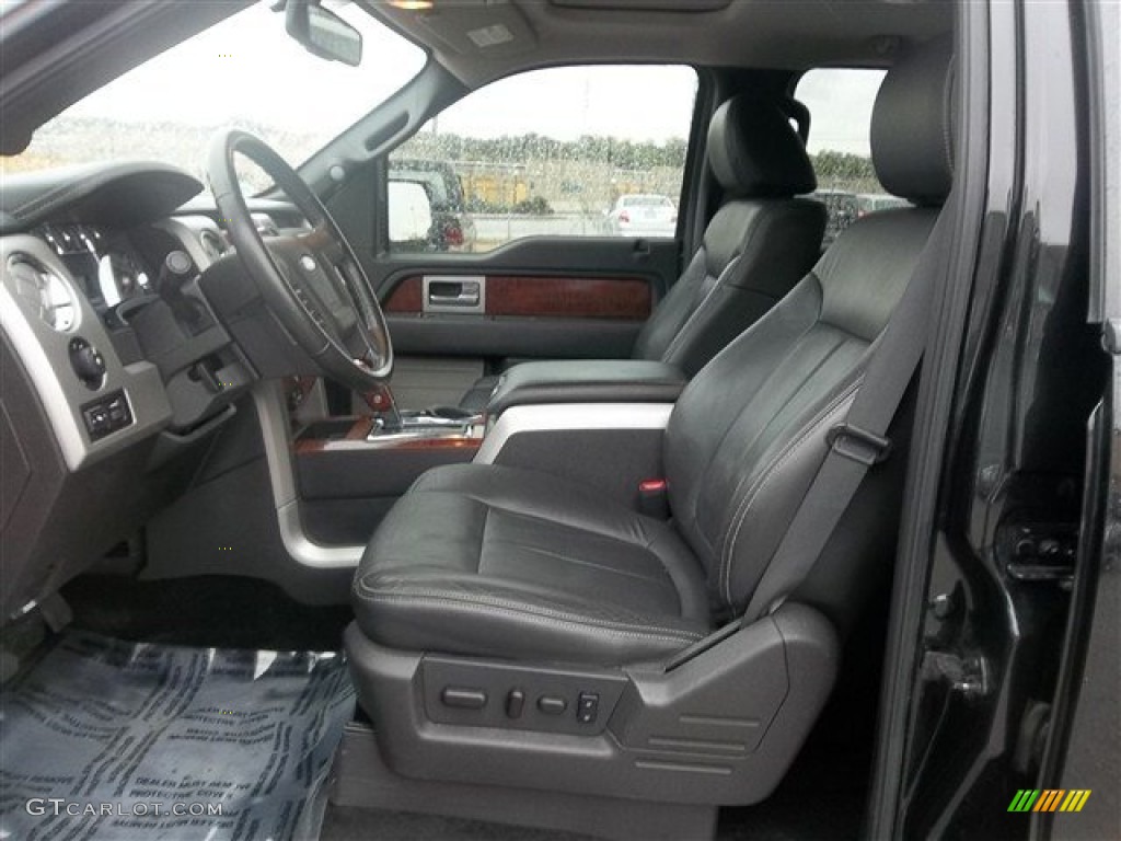 2010 F150 Lariat SuperCrew - Tuxedo Black / Black photo #11