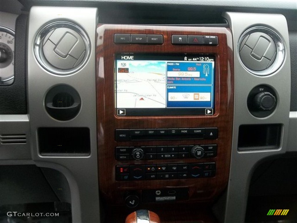 2010 F150 Lariat SuperCrew - Tuxedo Black / Black photo #13