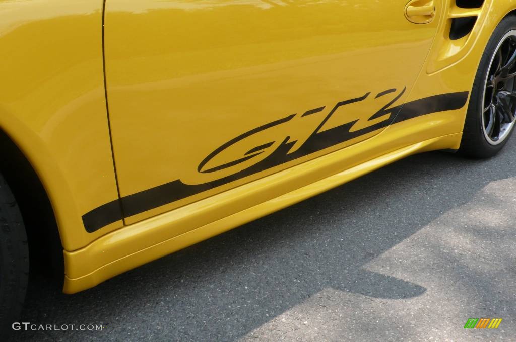 2008 911 GT2 - Speed Yellow / Black photo #13