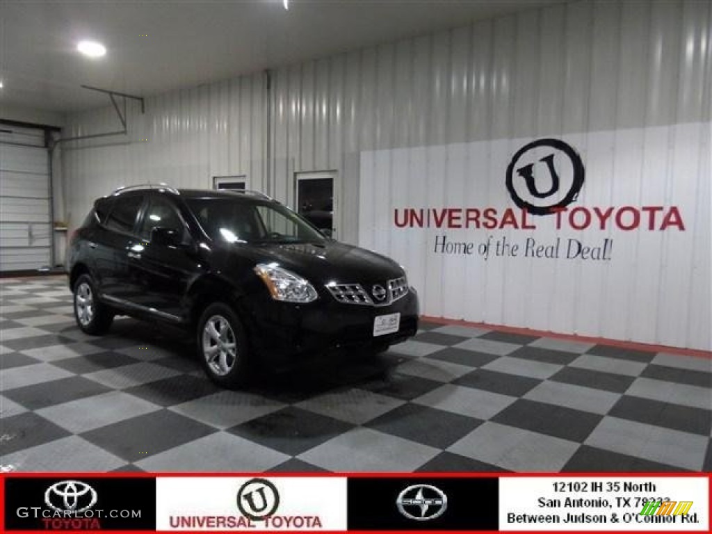 2011 Rogue SV - Wicked Black / Gray photo #1