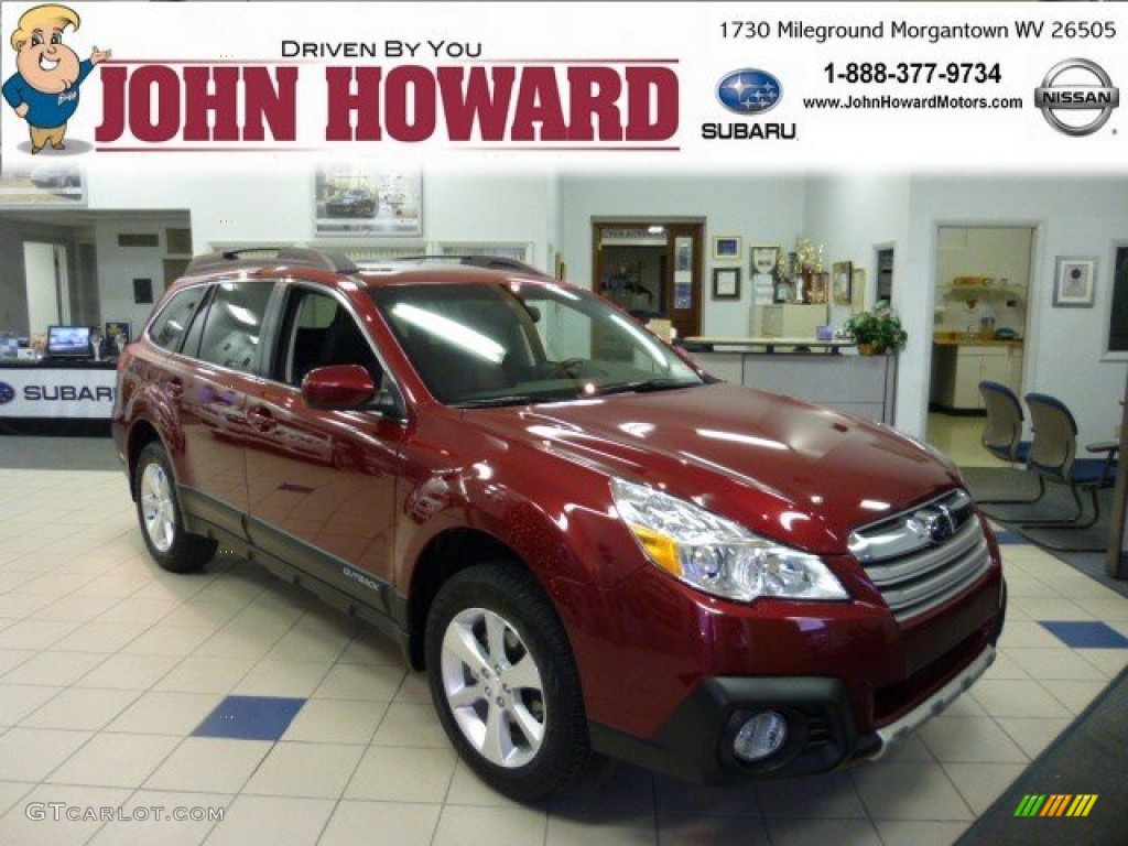 Venetian Red Pearl Subaru Outback