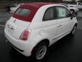 2013 Bianco Perla (Pearl White Tri-Coat) Fiat 500 c cabrio Lounge  photo #3