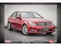 2013 Mars Red Mercedes-Benz C 250 Sport  photo #1