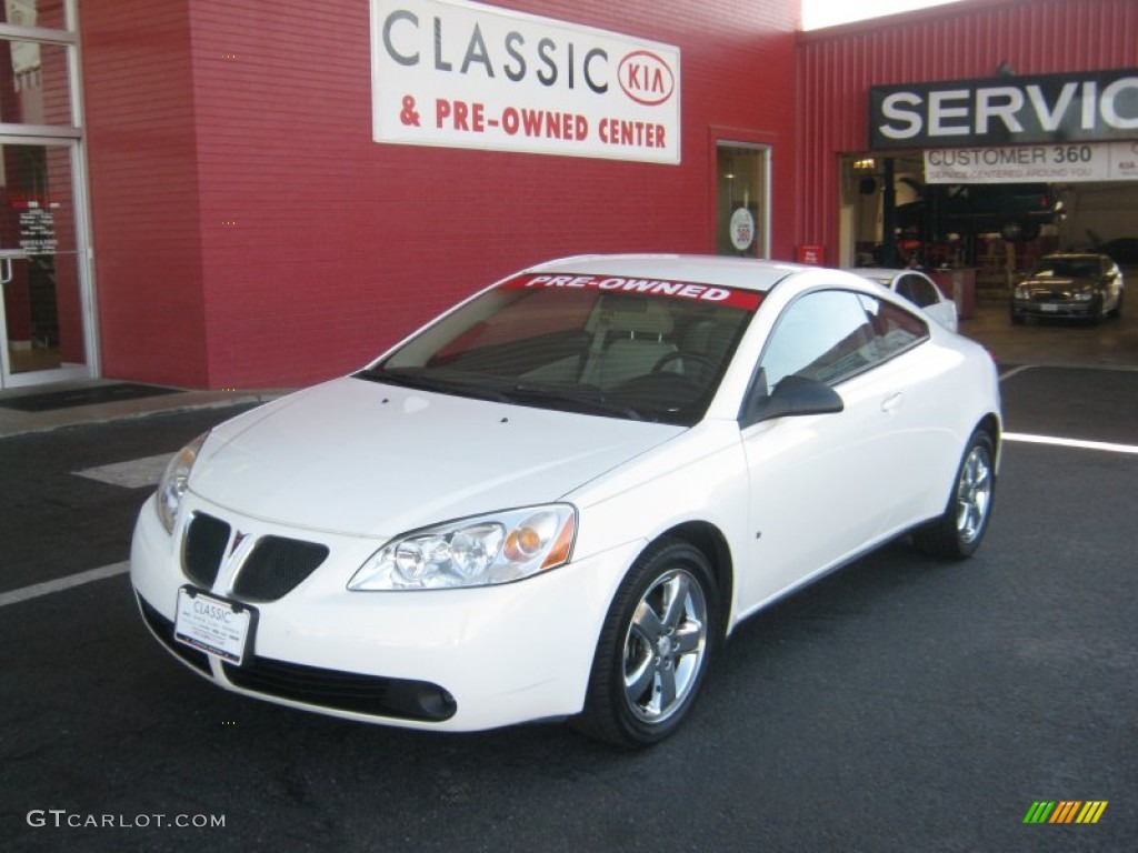 2007 G6 GT Coupe - Ivory White / Light Taupe photo #1