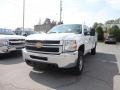 2012 Summit White Chevrolet Silverado 2500HD Work Truck Extended Cab Chassis  photo #2