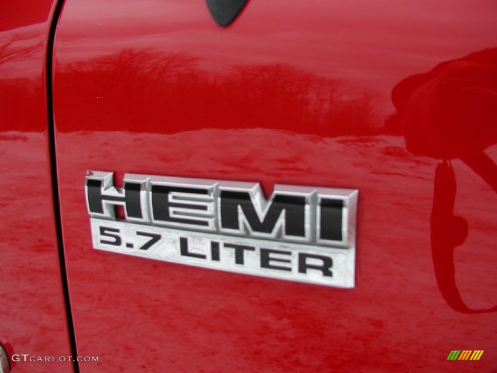2006 Ram 1500 SLT Quad Cab 4x4 - Flame Red / Medium Slate Gray photo #37