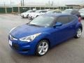 2013 Marathon Blue Hyundai Veloster   photo #1