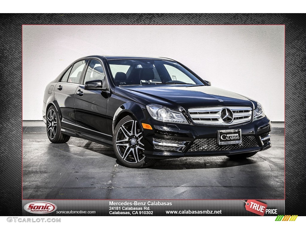 2013 C 350 Sport - Black / Black photo #1