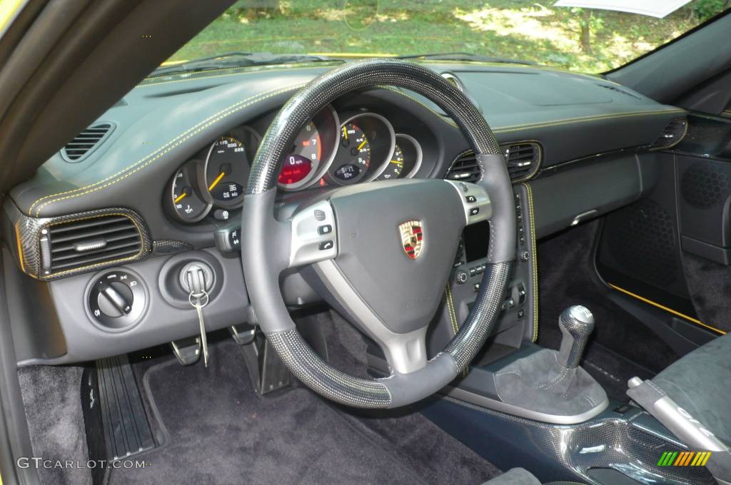2008 911 GT2 - Speed Yellow / Black photo #22