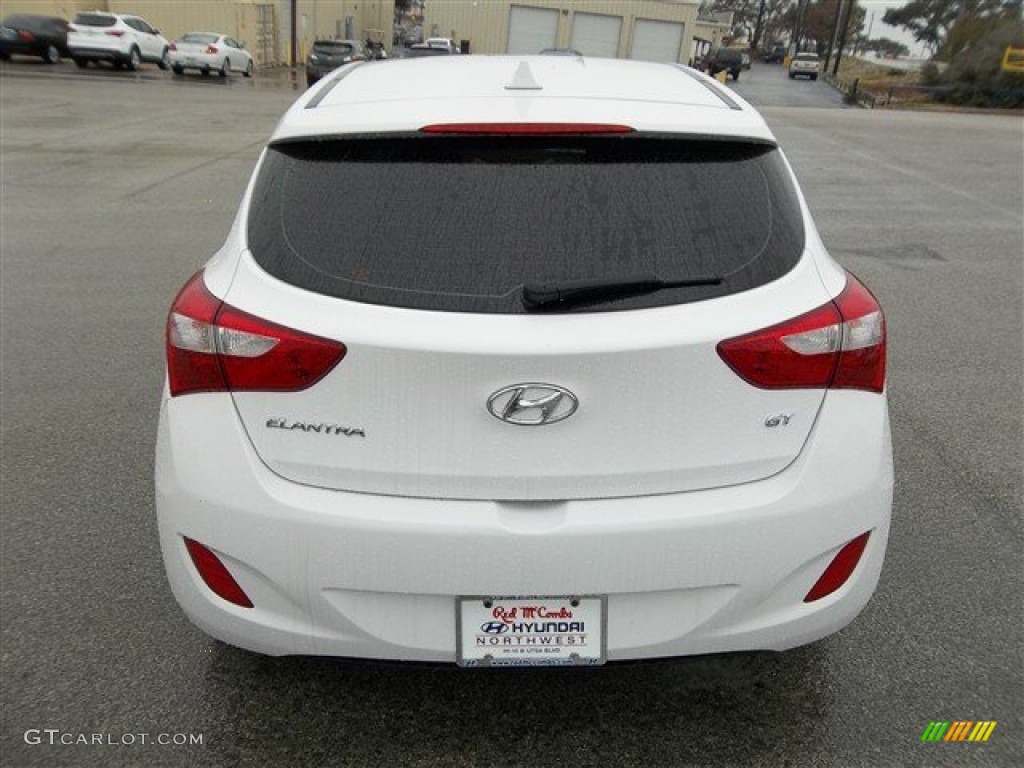 2013 Elantra GT - Monaco White / Black photo #4
