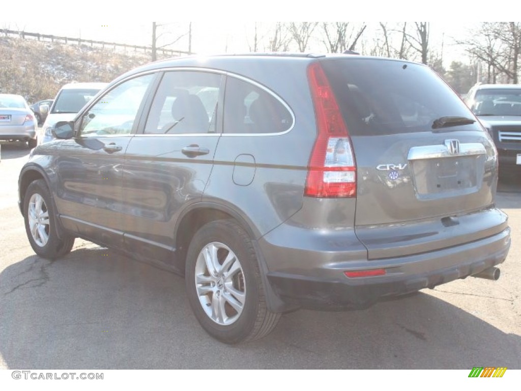 2010 CR-V EX-L AWD - Polished Metal Metallic / Black photo #4