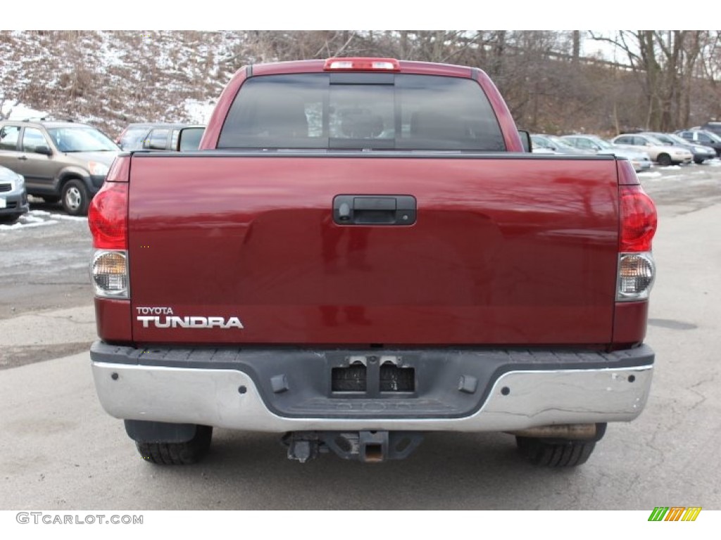 2007 Tundra SR5 Double Cab - Salsa Red Pearl / Beige photo #6