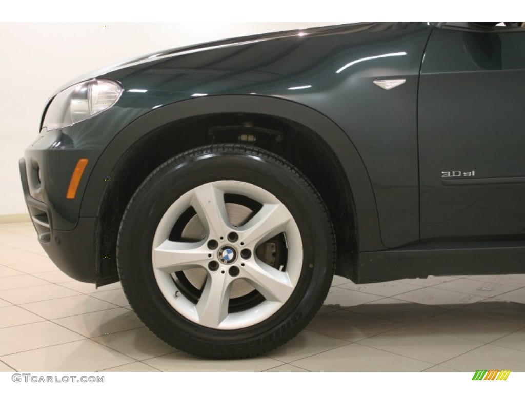 2008 X5 3.0si - Deep Green Metallic / Sand Beige photo #28