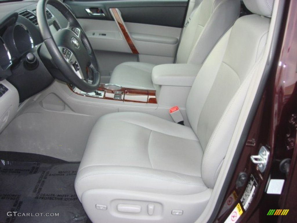 2012 Highlander Limited 4WD - Sizzling Crimson Mica / Ash photo #10