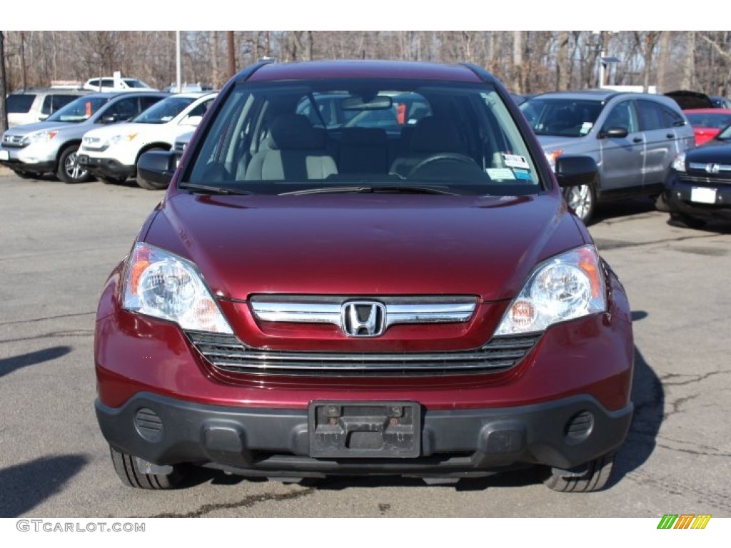 2009 CR-V LX 4WD - Tango Red Pearl / Gray photo #2