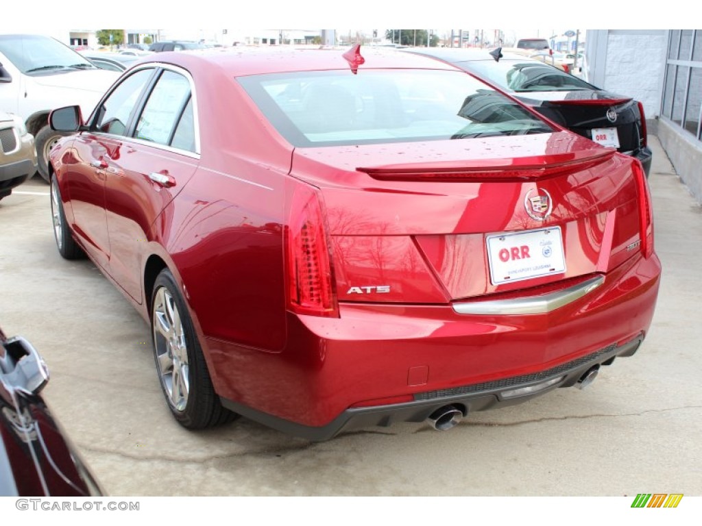 2013 ATS 2.0L Turbo - Crystal Red Tintcoat / Jet Black/Jet Black Accents photo #3