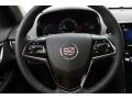 Jet Black/Jet Black Accents 2013 Cadillac ATS 2.0L Turbo Steering Wheel