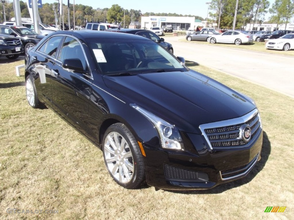 Black Raven 2013 Cadillac ATS 2.0L Turbo Luxury Exterior Photo #75548196