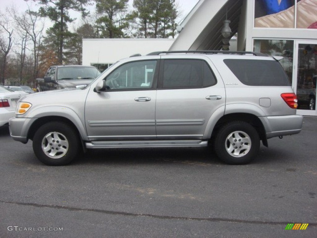 2002 Sequoia Limited - Silver Sky Metallic / Charcoal photo #5