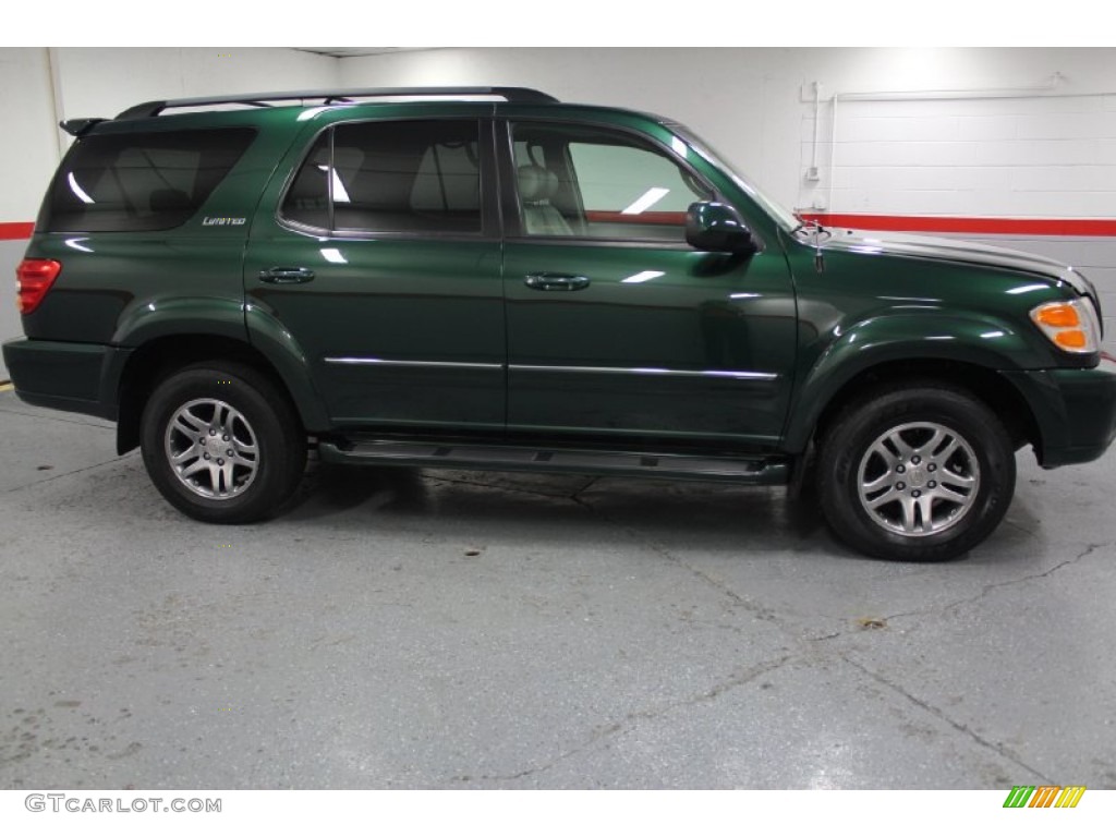 Imperial Jade Green Mica 2004 Toyota Sequoia Limited 4x4 Exterior Photo #75550539