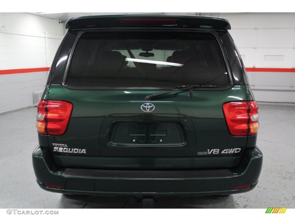 2004 Sequoia Limited 4x4 - Imperial Jade Green Mica / Charcoal photo #7