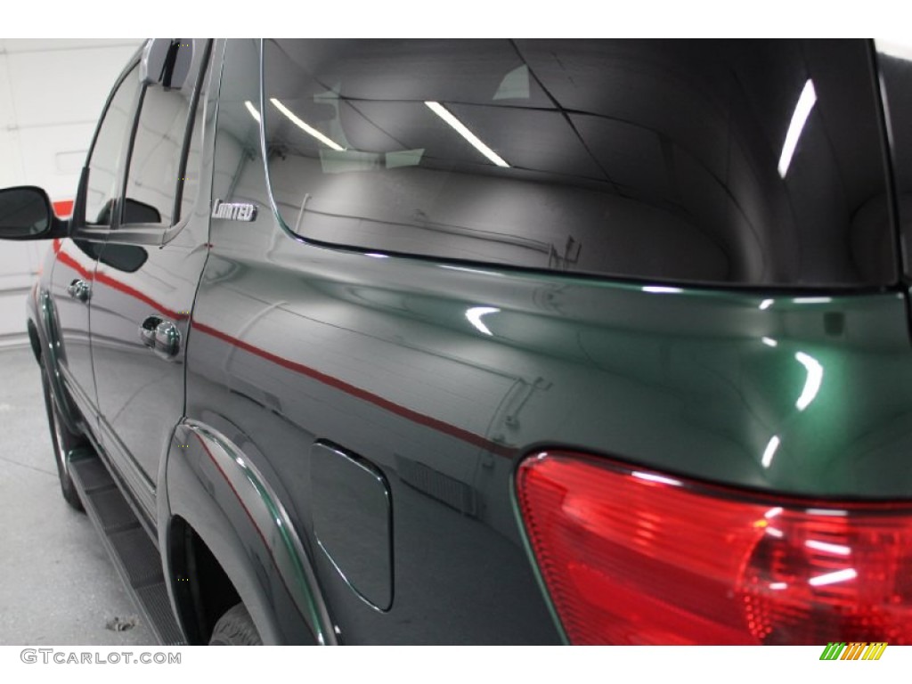 2004 Sequoia Limited 4x4 - Imperial Jade Green Mica / Charcoal photo #11