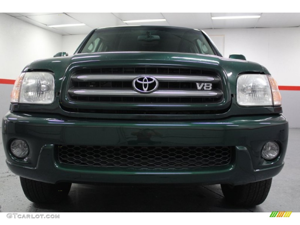 2004 Sequoia Limited 4x4 - Imperial Jade Green Mica / Charcoal photo #12