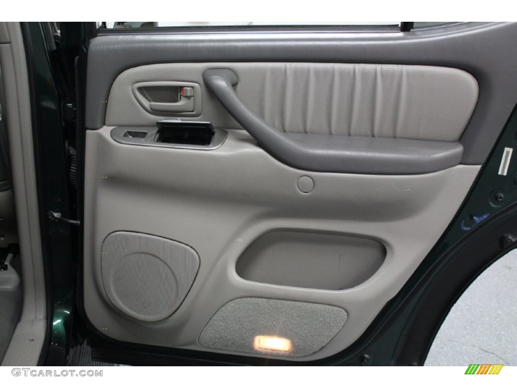 2004 Toyota Sequoia Limited 4x4 Charcoal Door Panel Photo #75551118