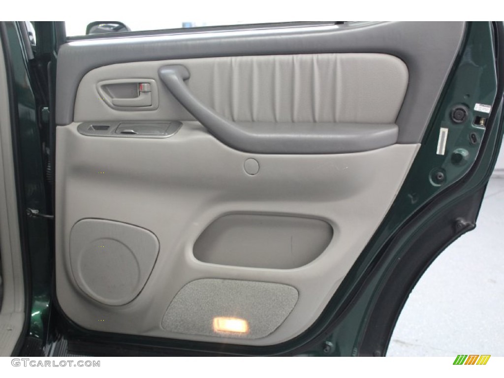 2004 Toyota Sequoia Limited 4x4 Charcoal Door Panel Photo #75551334