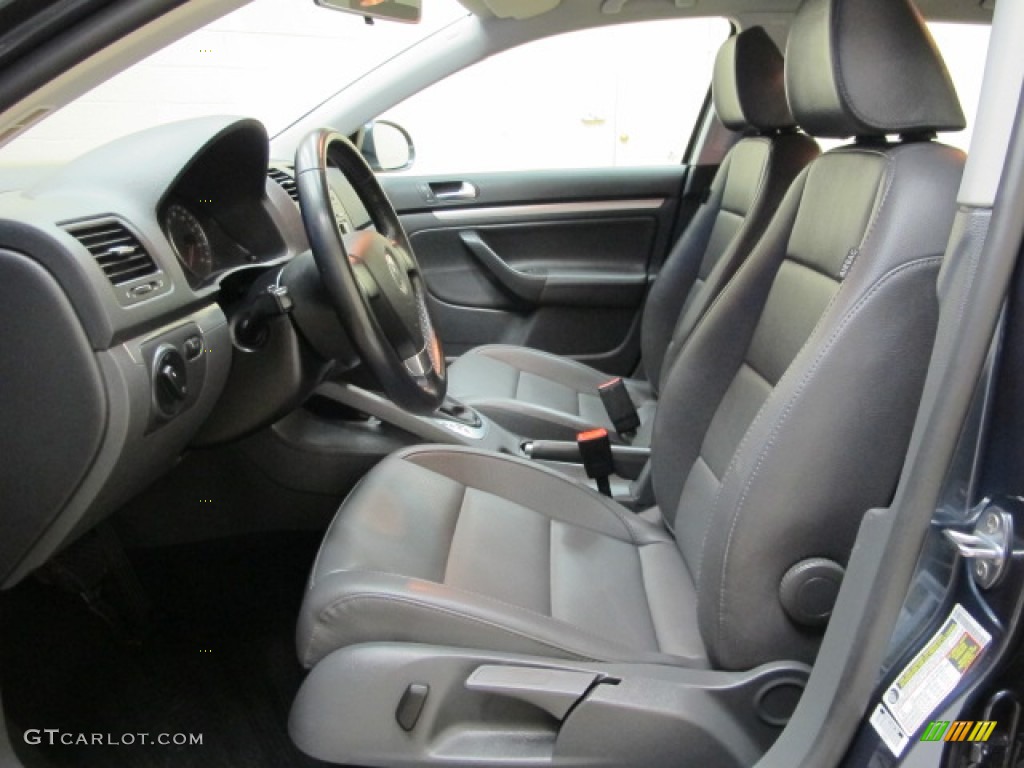 Anthracite Interior 2009 Volkswagen Jetta SE SportWagen Photo #75551961