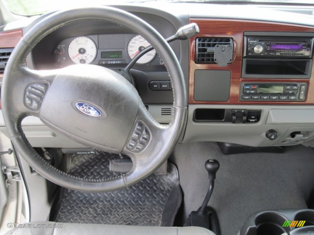 2006 F250 Super Duty FX4 Crew Cab 4x4 - Dark Shadow Gray Metallic / Medium Flint photo #9