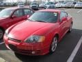 2004 Rally Red Hyundai Tiburon   photo #1