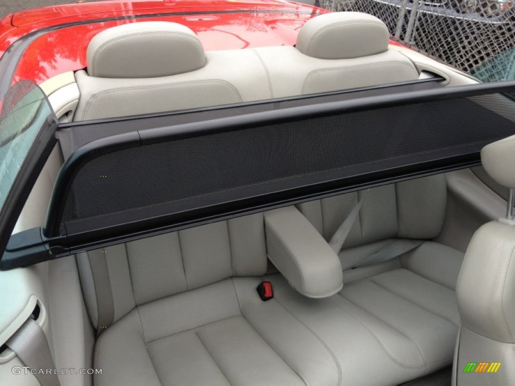 2000 CLK 430 Cabriolet - Magma Red / Charcoal photo #25