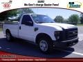 Oxford White 2008 Ford F250 Super Duty XL Regular Cab