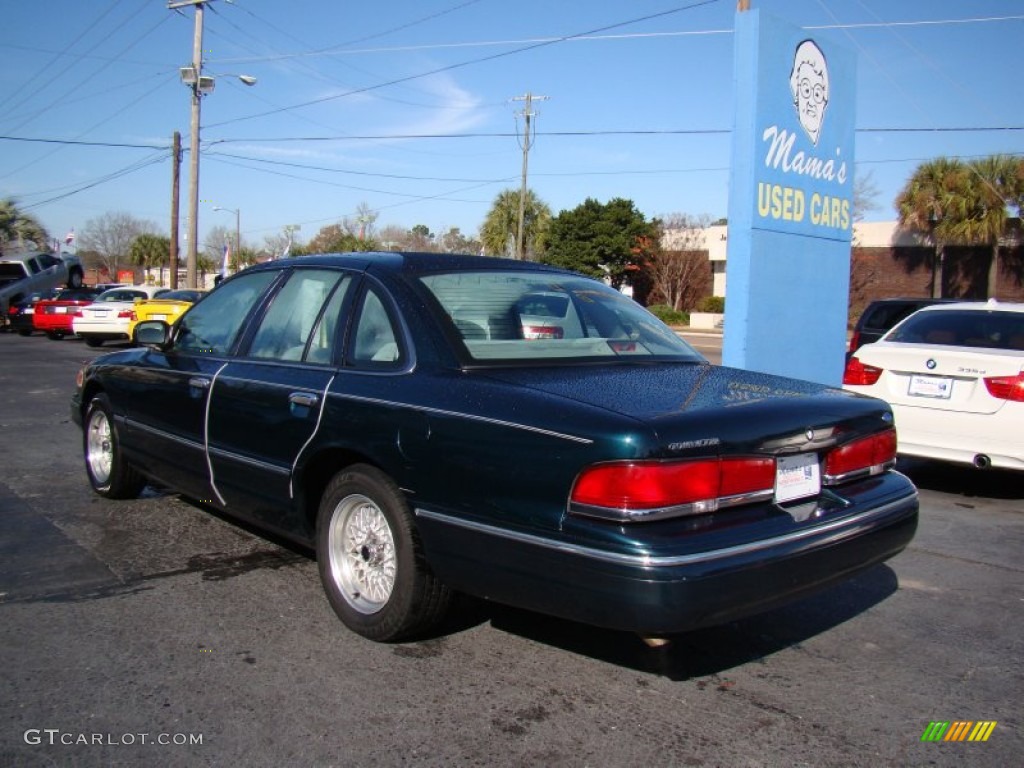 1997 Crown Victoria  - Dark Tourmaline Metallic / Gray photo #5