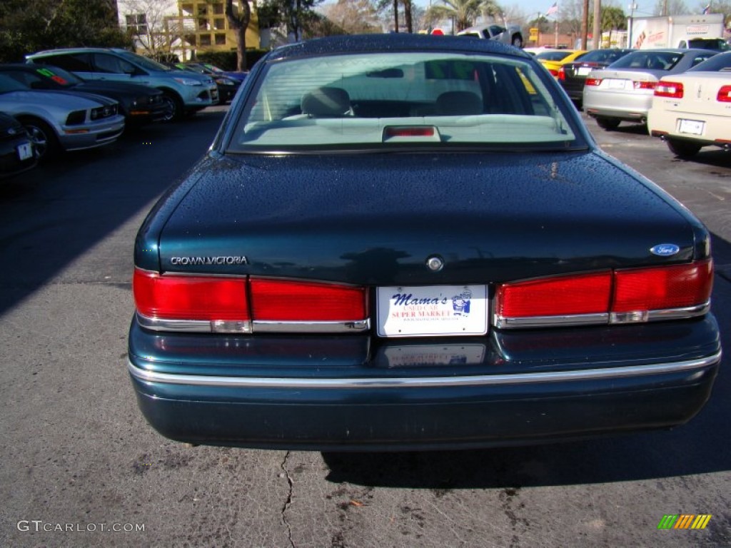 1997 Crown Victoria  - Dark Tourmaline Metallic / Gray photo #6