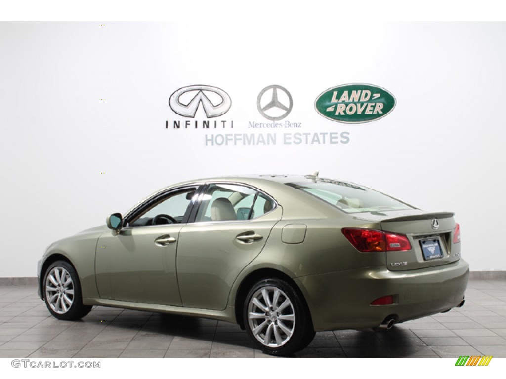 2007 IS 250 AWD - Desert Sage Metallic / Cashmere photo #5