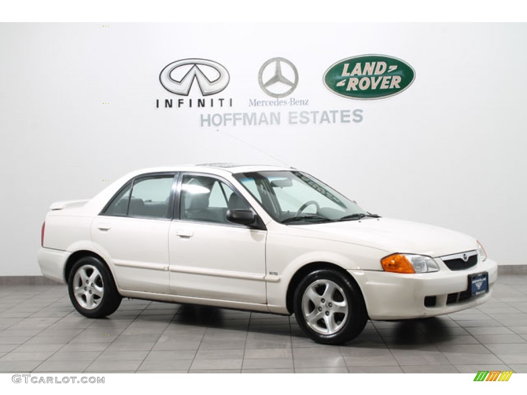 2000 Protege ES - White / Gray photo #1