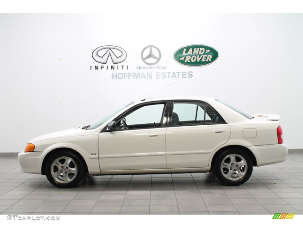 2000 Protege ES - White / Gray photo #2