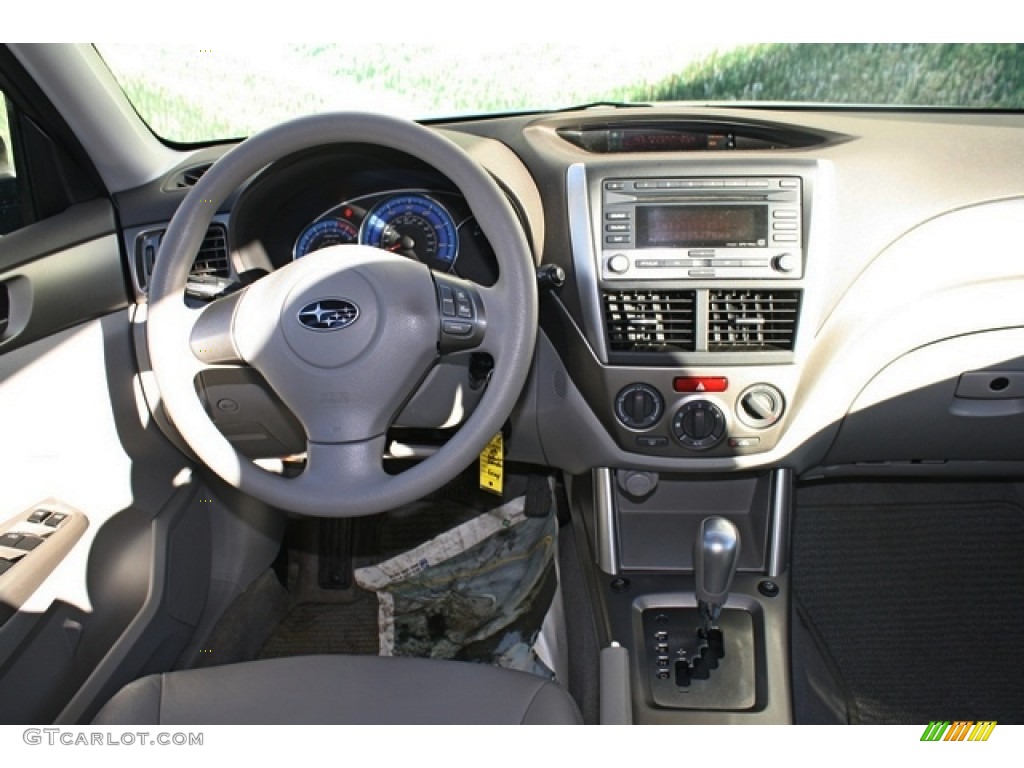 2009 Forester 2.5 X - Steel Silver Metallic / Black photo #12