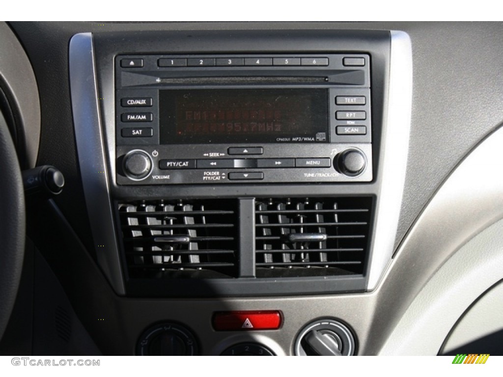 2009 Forester 2.5 X - Steel Silver Metallic / Black photo #13