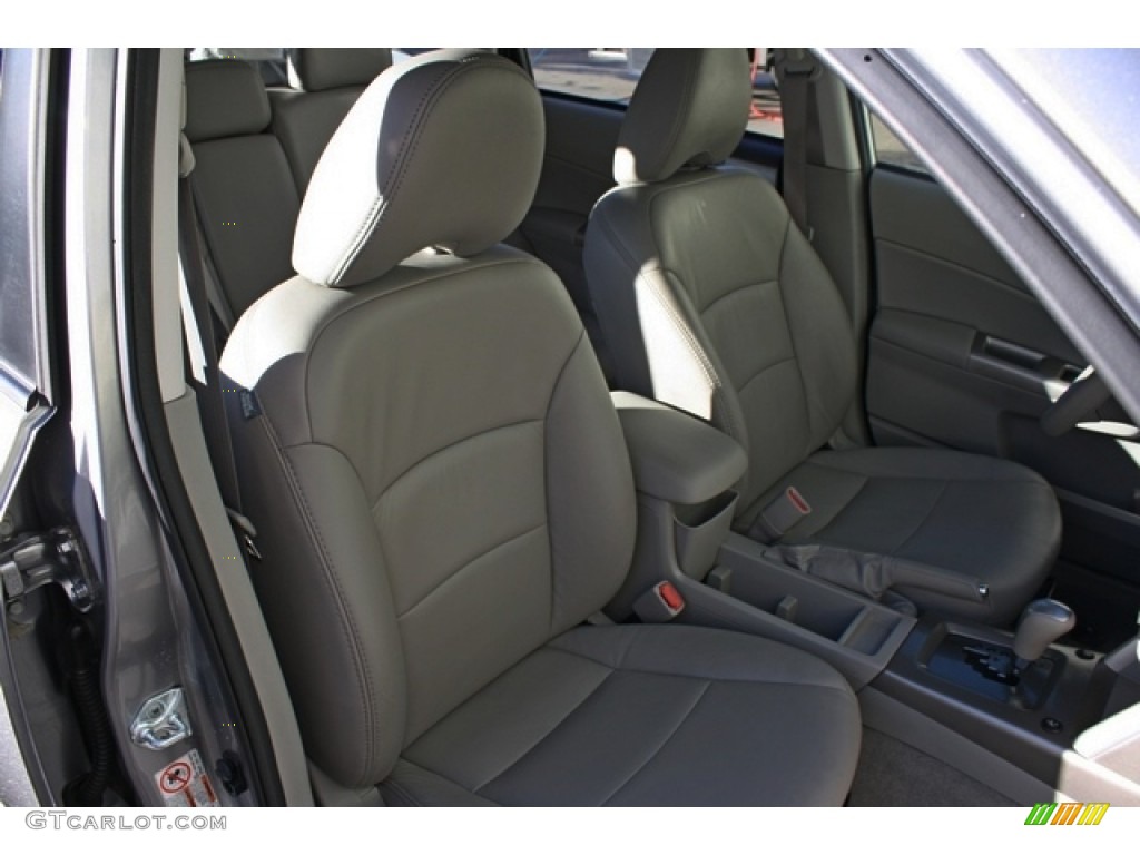2009 Forester 2.5 X - Steel Silver Metallic / Black photo #16
