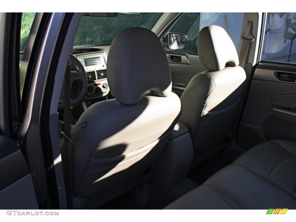 2009 Forester 2.5 X - Steel Silver Metallic / Black photo #17