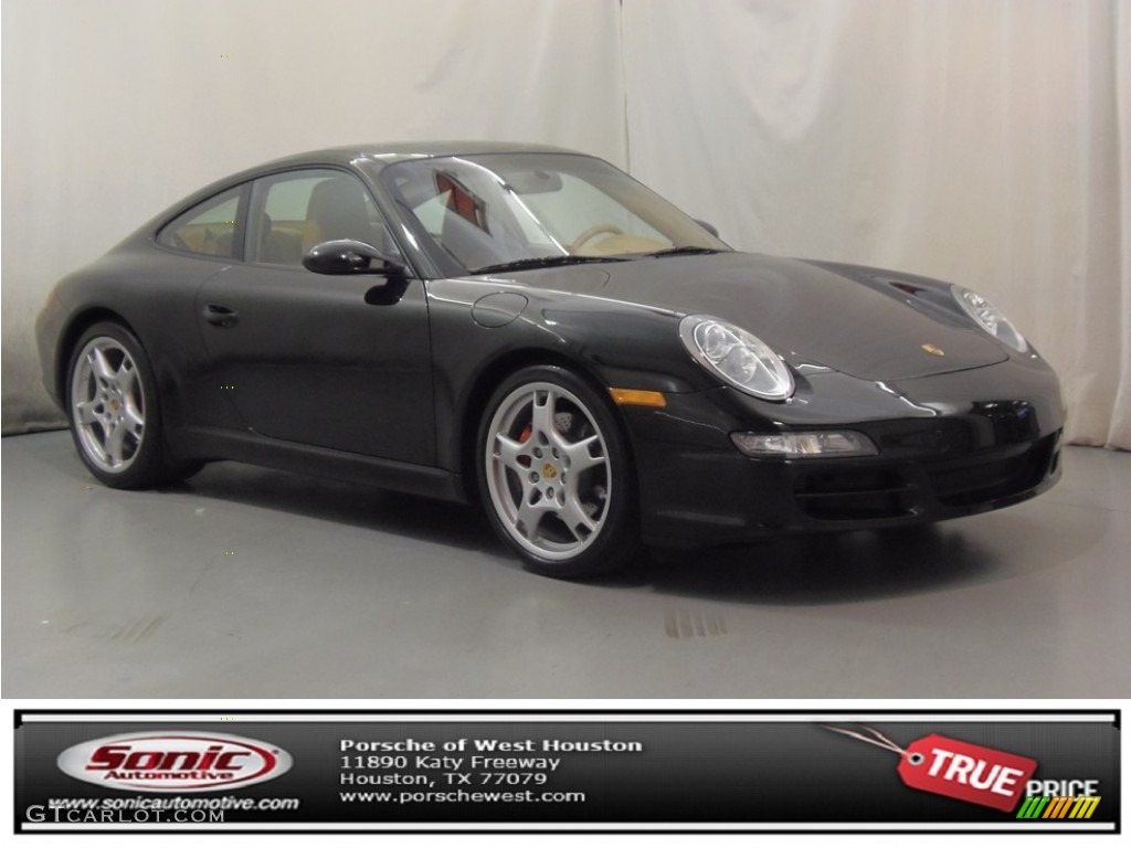 2007 911 Carrera S Coupe - Forest Green Metallic / Sand Beige photo #1